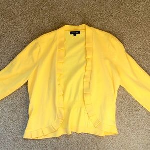 Verve amí yellow cardigan